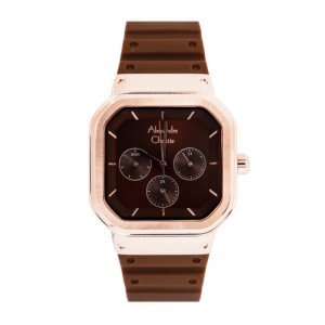 Alexandre Christie AC 2811 Rosegold Brown Steel SSBFRRGBO